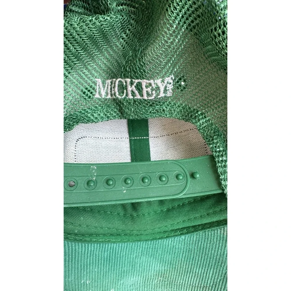 Mickeys Fine Malt Liquor Green Adjustable Hat One Size Fits Most